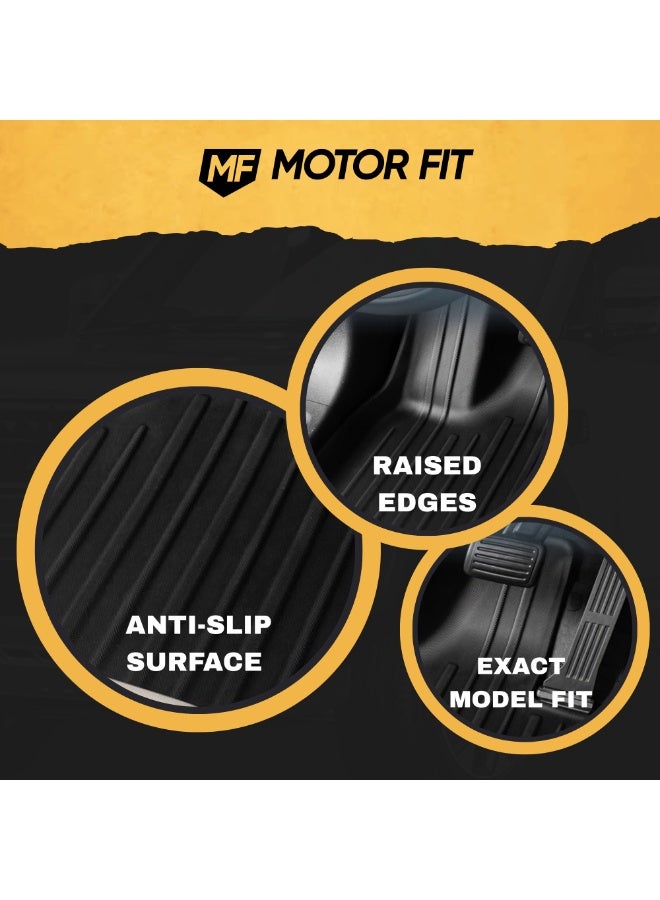 MOTOR FIT 3D Car Floor Mats Set for BYD Leopard 8 / Denza B8 6-Seater 2024–2026 | Custom Fit All-Weather Car Mats | BYD Interior Accessories | Eco-Friendly, Odorless, Interior Protection - Image 4